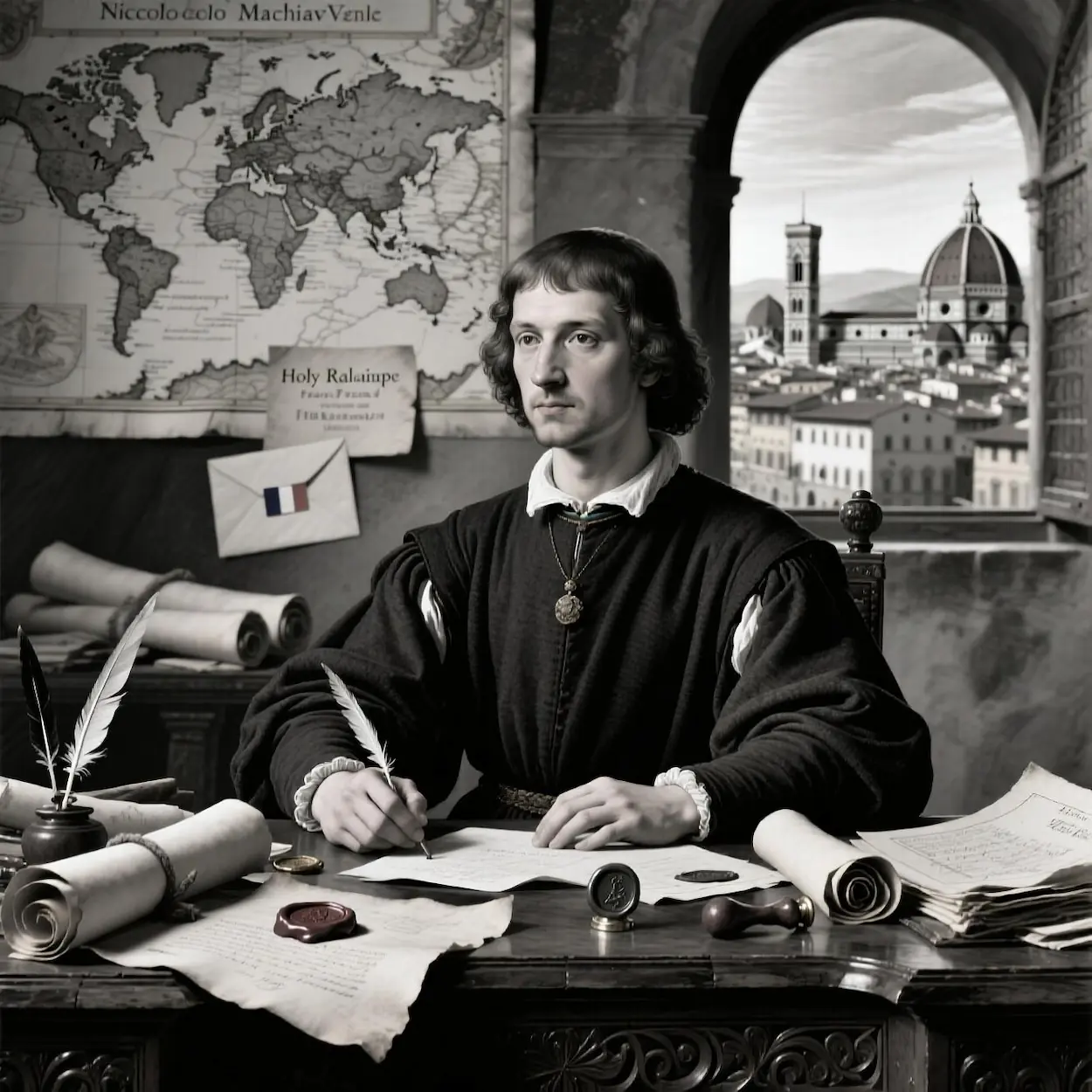 نيكولو مكيافيلي حياة الفيلسوف السياسي وتأثيره على الفكر الإنساني